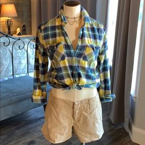 American Eagle flannel blouse